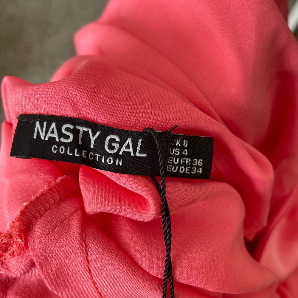Nasty Gal Pink Satin Maxi Dress - Picture 7 of 11